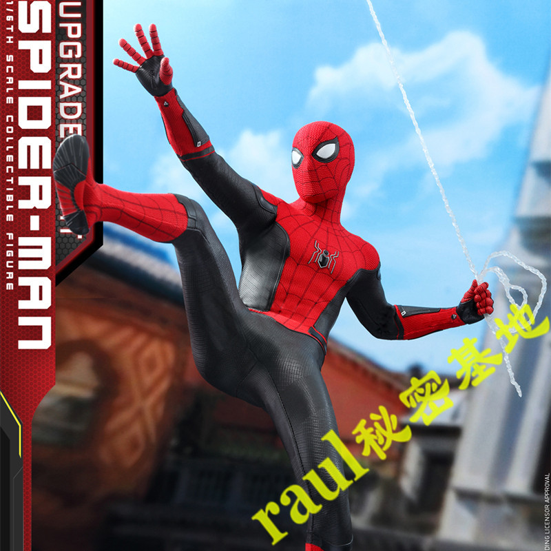Hottoys in Stock 1/6 Ht Spider-Man 2 Far from Home Spider Upgraded Version Man Red and Black Suit Mms542 Hottoys in Stock 1/6 Ht Spider-Man 2 Far from Home Spider Upgraded Version Man Red and Black Suit Mms542