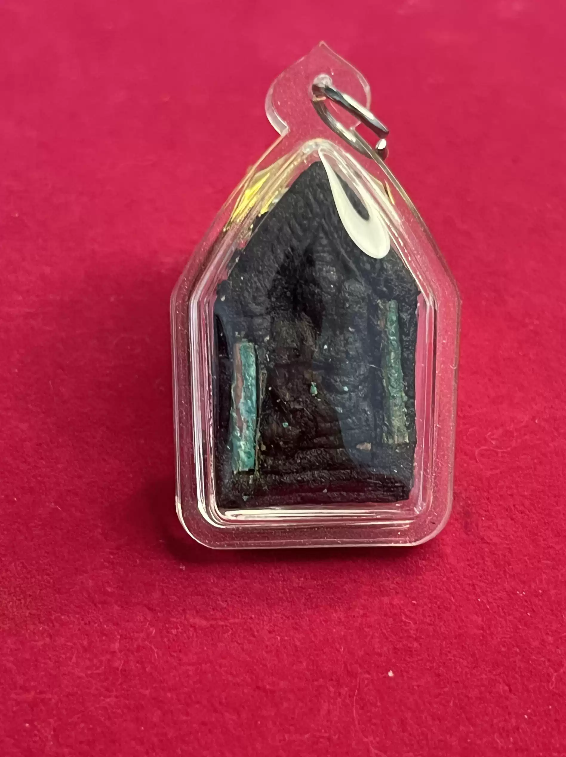 缅甸九杰阿赞zar佛牌黑色宗教用品吊坠收藏文玩佛牌