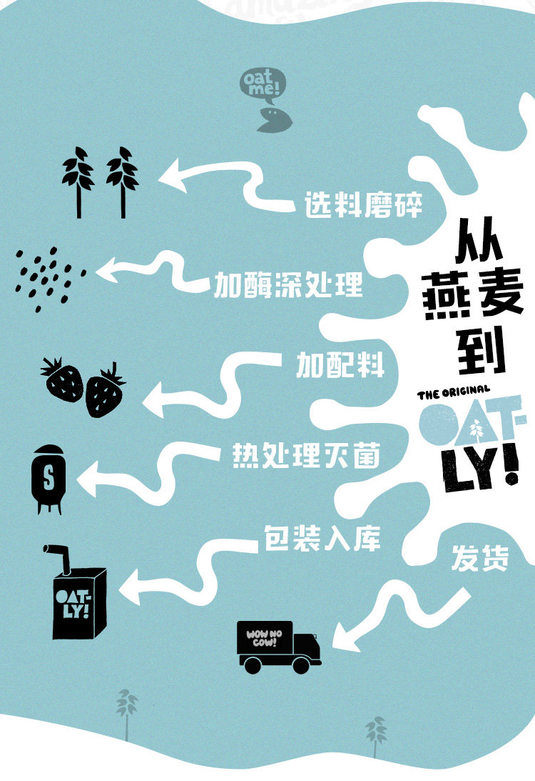 欧美星巴克有售 瑞典Oatly 原味高端燕麦露 1L*6瓶 图16