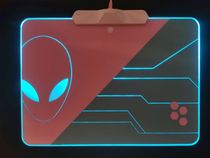 New Alien Computer USB Electric Race Game Magic Color RGB Luminous Mouse Mat Septutors Eye Eat Chicken Exclusive