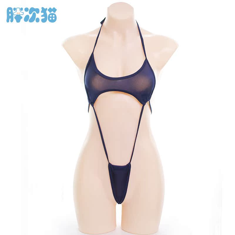 [撩 汉 sản xuất] bộ bikini một mảnh nửa trong suốt bộ đồ bơi ren-up - Bikinis đồ tắm biển nữ cao cấp