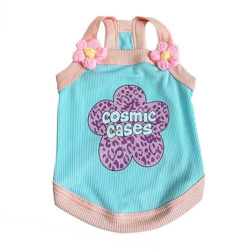 Новый японский и корейский стиль INS в стиле питомца Кошачья одежда Тедди Бишон Медведь VIP Yorkshire Ice Silk Cotton Dog Vest