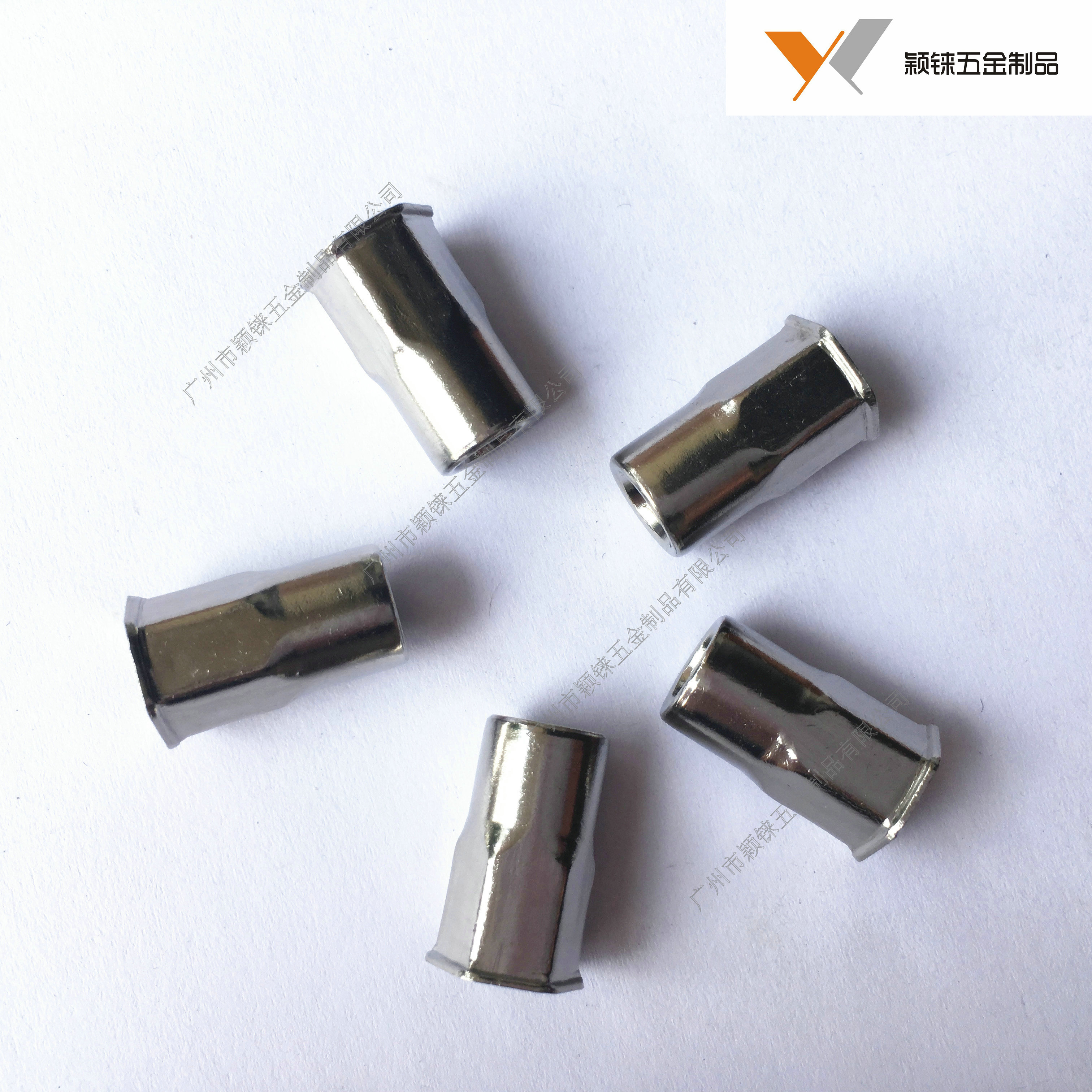 304 stainless steel small countersunk head hexagonal rivet nut half hexagonal pull cap nut M3M4M5M6M8M10M12