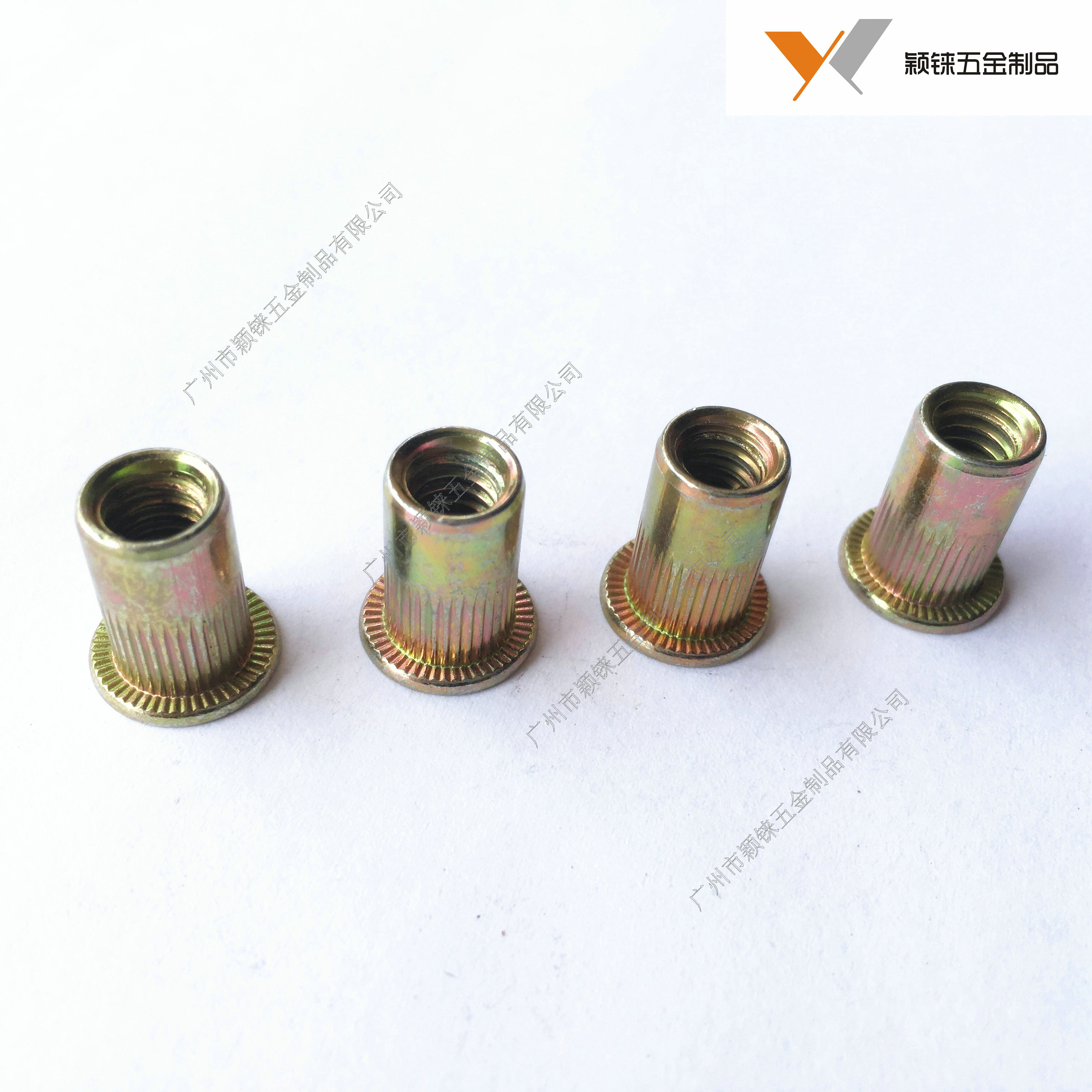Galvanized beauty Premier flat head pulling riveting nut iron umbrella head lahat 8-3210-24 1 4-20 4-20 5163 81 2