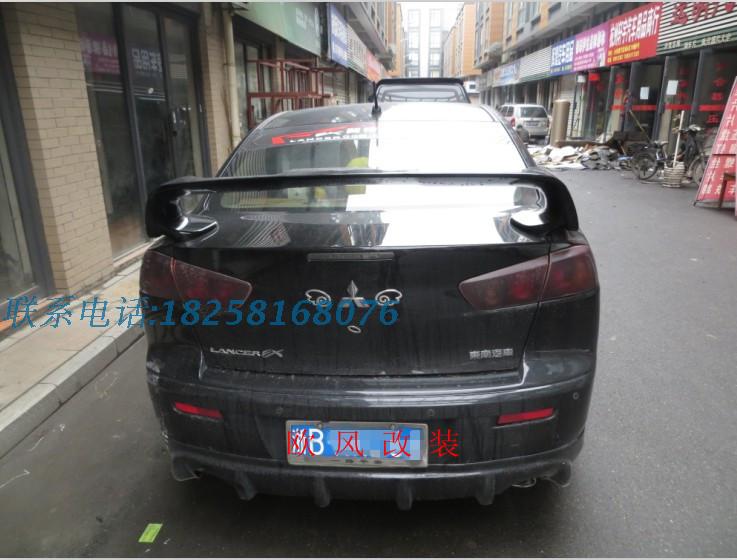 Mitsubishi cánh thần sửa đổi EVO mười thế hệ cánh đuôi cánh thần nhựa ABS E10 đuôi cánh cao đuôi - Sopida trên đuôi gió pista
