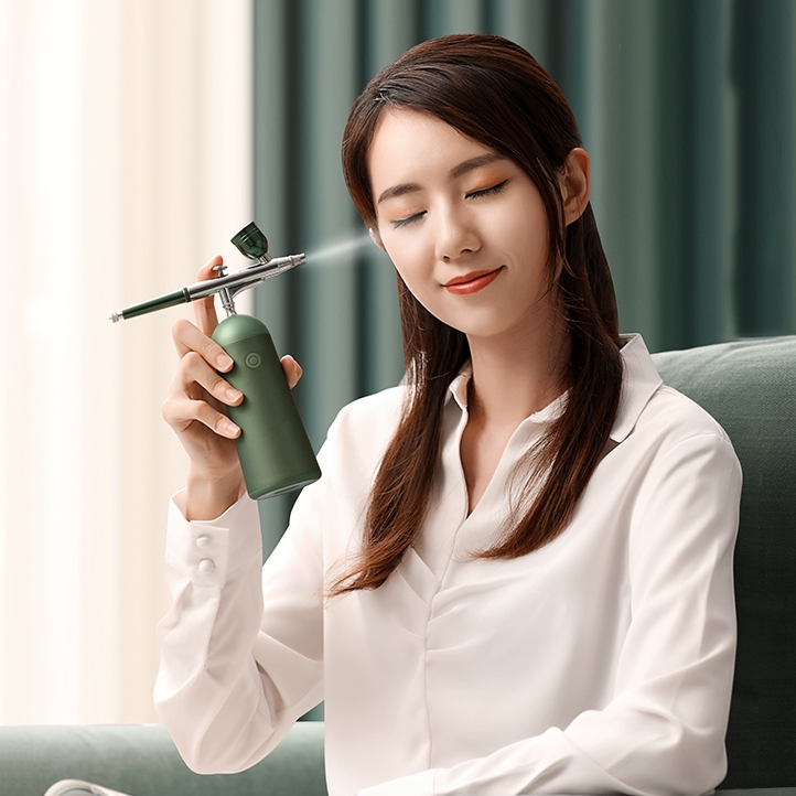 Guxin Makeup Airbrush Makeup Artist Tool Wireless and Convenient HD Liquid Foundation Long-lasting Concealer Nude Makeup Stage Bride