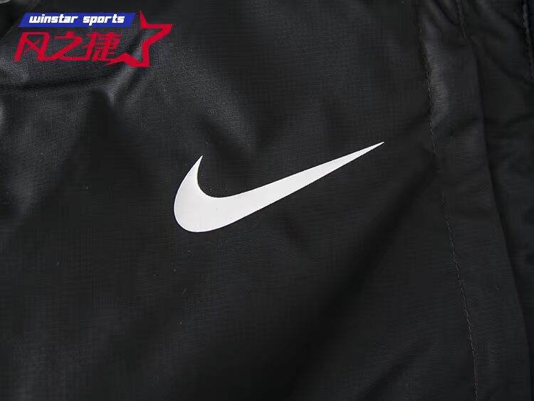 Windy Nike / Nike Men Football Casual Áo khoác cotton dài chống gió AR4502-010 - Quần áo độn bông thể thao áo khoác đại hàn