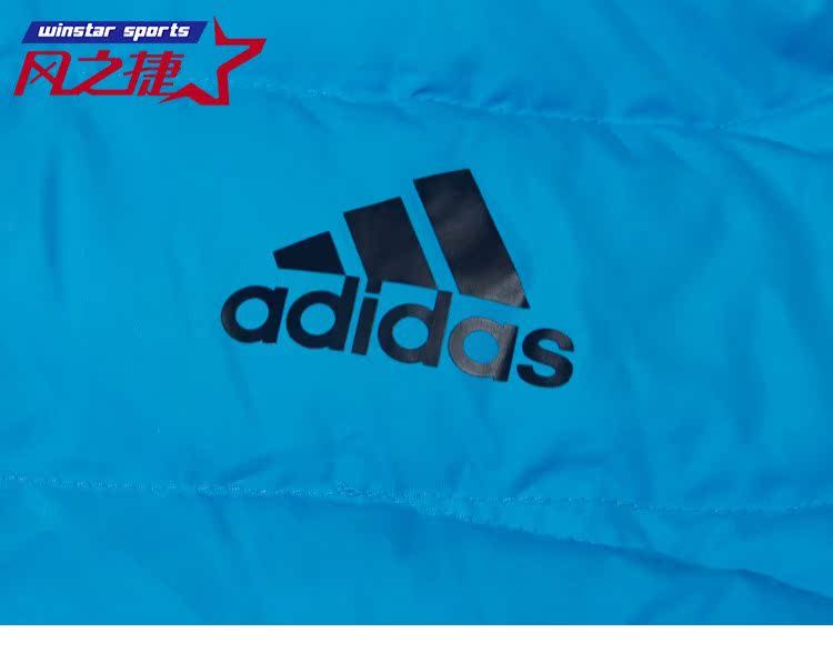 Áo khoác thể thao nam Adidas ấm áp trùm đầu xuống M31855 AZ6262 AB4654 AP7506 áo phao trung niên