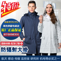 Radiation anti - radiation clothes for men and women anti - coating garment machine room monitoring room windshirt coat SHD025