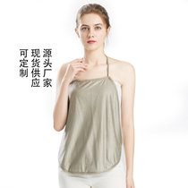 Source manufacturer radiation-proof clothing for pregnant woman silver fiber belly hood harness clothes female OEM radiation-proof maternity dress