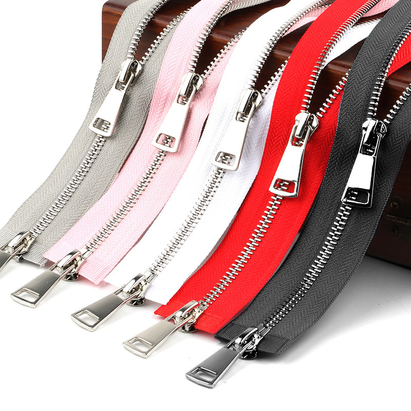 Metal copper bi-directional laced strip 5 Number of long version down jacket closed tailors Necklace Accessories Clothes Accessories Double Switch Laps