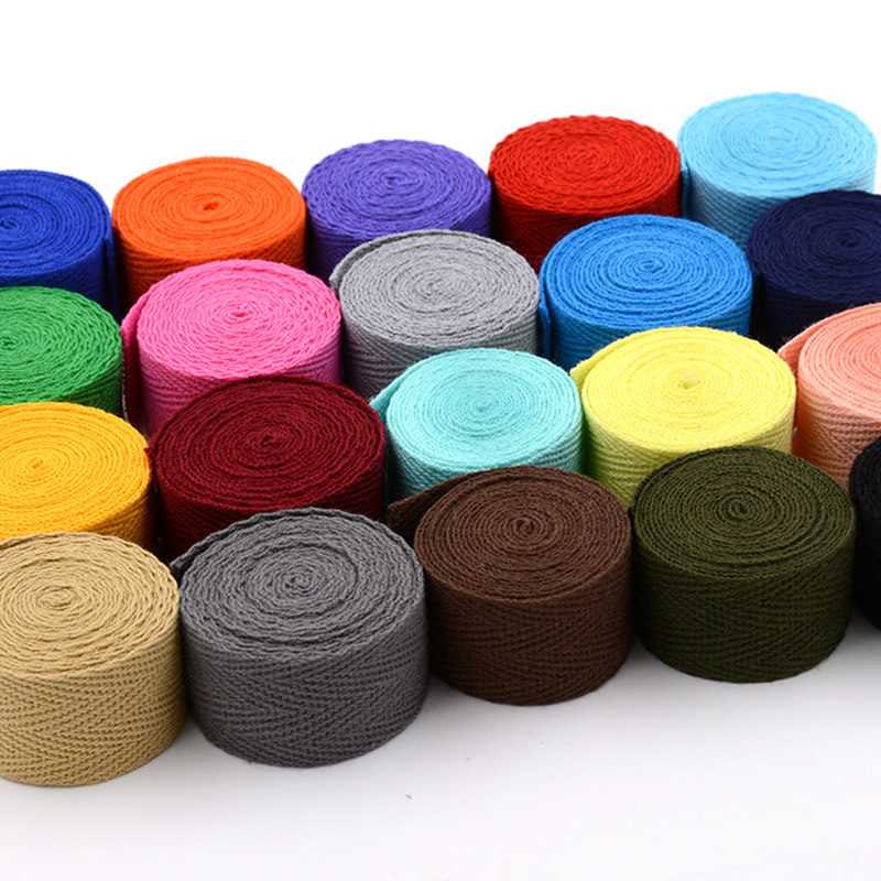 Herringbone belt bag side belt cotton fabric piping cotton strip handmade binding decorative belt garment accessories webbing belt