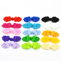 Color disc buckle seven bead disc buckle Tang costume cheongsam button decorative buckle retro Chinese handmade woven fabric button