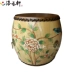 Sáng tạo hiện đại Trung Quốc gỗ rắn sơn trống bàn cà phê phòng khách bàn tròn nhỏ và ghế Bàn cà phê Kung Fu hiện đại đồ nội thất đơn giản - Bàn trà