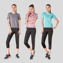 Sweat clothing womens suit running baked sweatshirt large size sports yoga clothing dance sweat pants sweating hot sweat clothing