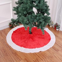 Christmas tree skirt plush tree skirt decoration Christmas tree dress decoration