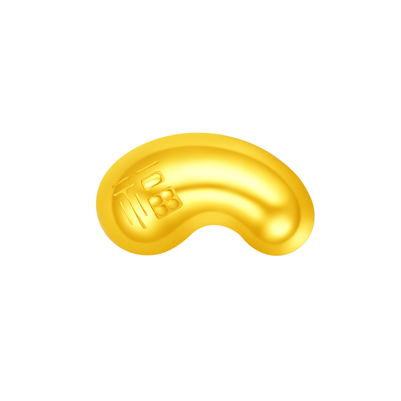 周大福足金小金豆约1g投资黄金福豆计价金条黄金礼品IF1689