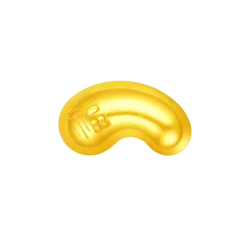 周大福足金小金豆约1g投资黄金福豆计价金条黄金礼品IF1689