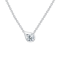 Zhou Dafu HEARTS ON FIRE LU Series 18 gold diamond necklace female multisection
