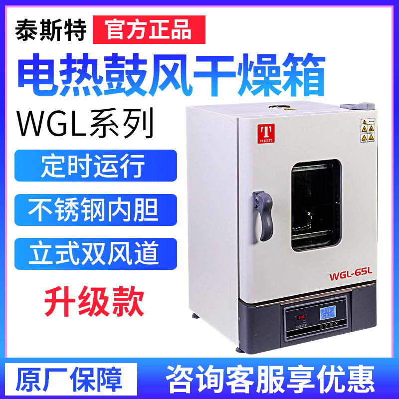 天津泰斯特WGL系列立式电热鼓风干燥箱不锈钢内胆立式双风通道