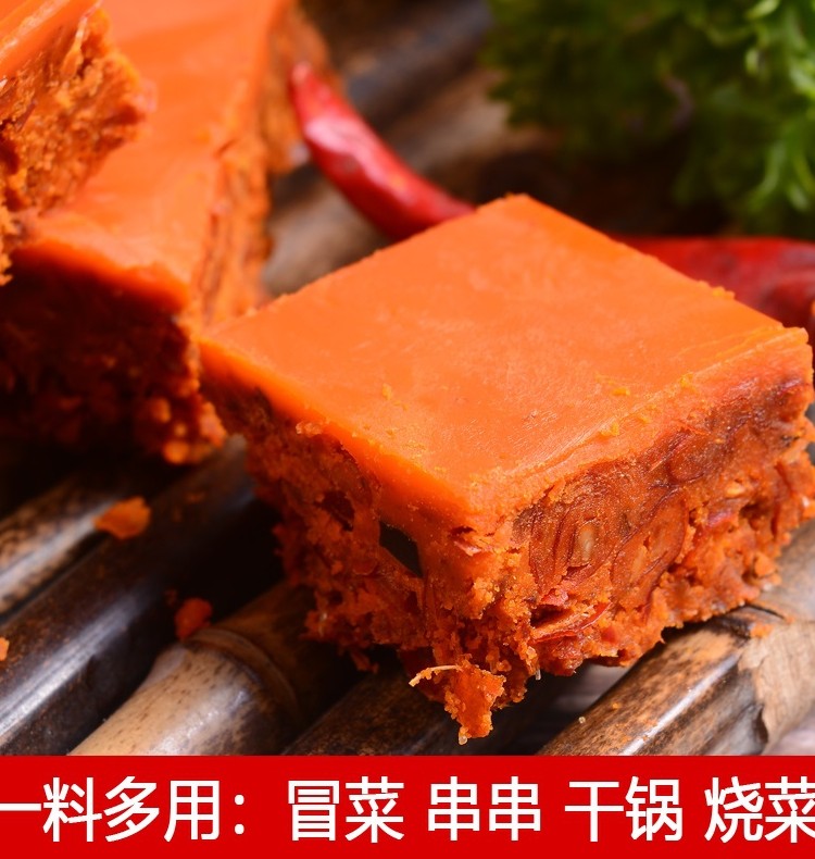 Chongqing hot pot bottom material of authentic avocado special spicy champagne cake pot manufacturer bag 500 grams