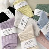 [2 Double Instant] Cotton Ins Tidal Dots Supdoed Net Red Style Spring и осенние японские носки