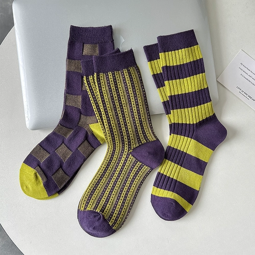 [3 двойные упаковки] ретро -пурпурная двойная ручка ~ мода и красивая