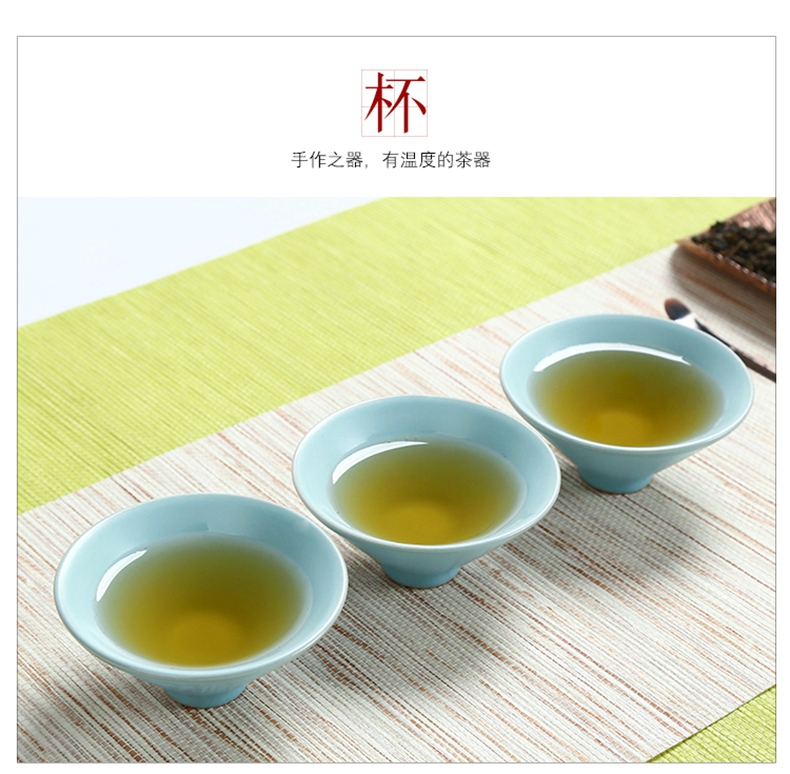 Your up with porcelain of a complete set of kung fu tea set suit household porcelain travel portable cup lid bowl of Japanese tea tray