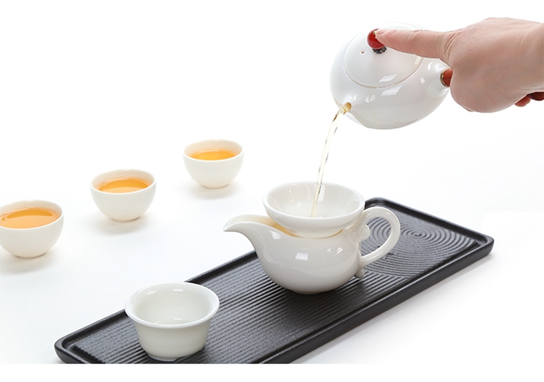 Dehua porcelain jade high white porcelain tea is tea sea fair keller household kung fu tea tea accessories and CPU