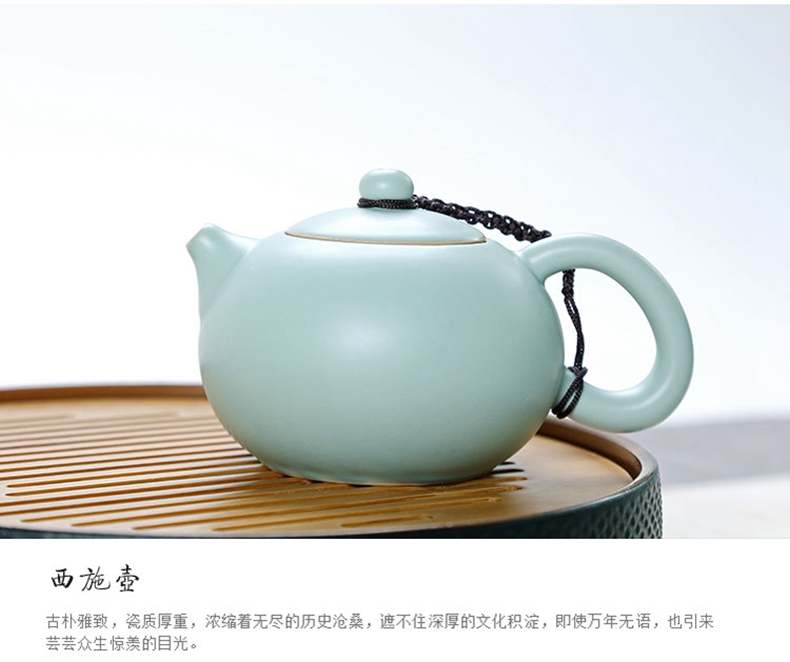 Kung fu tea set your up travel suit on your porcelain teapot portable office household ceramic cups of a complete set of tea tray