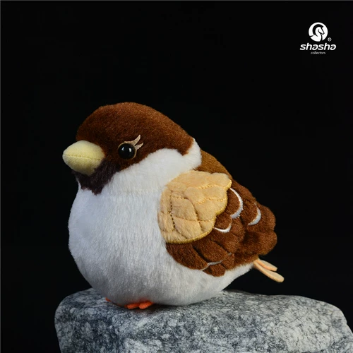 Милая игрушка, кукла, плюшевая модель животного, воробей, подарок на день рождения