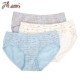 Quần lót nữ hàng đầu Guagua chính hãng 3 chiếc Quần lót nữ có thắt lưng bằng vải cotton thấp