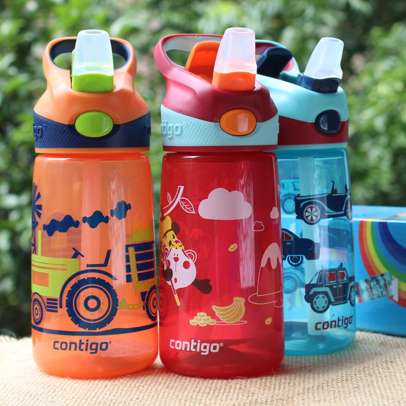 Contigo Condyck Children's Straw Cup Baby Anti-Leaking Cup Toddler Anti-Fall Sports Cup-Taobao