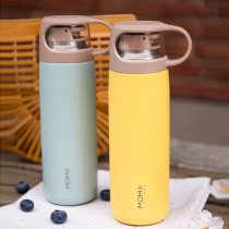 Japan MOMO Outdoor Super Long Insulation Cup Fashion Art Girl 304 Stainless Steel Warm Cup Accompanying Cup