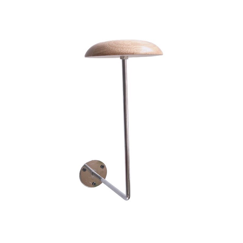 New Wall-Mounted Hat Display Rack with Silver Long Hooks, Wall-Mounted Hat Holder, Detachable Display Rack New Wall-Mounted Hat Display Rack with Silver Long Hooks, Wall-Mounted Hat Holder, Detachable Display Rack