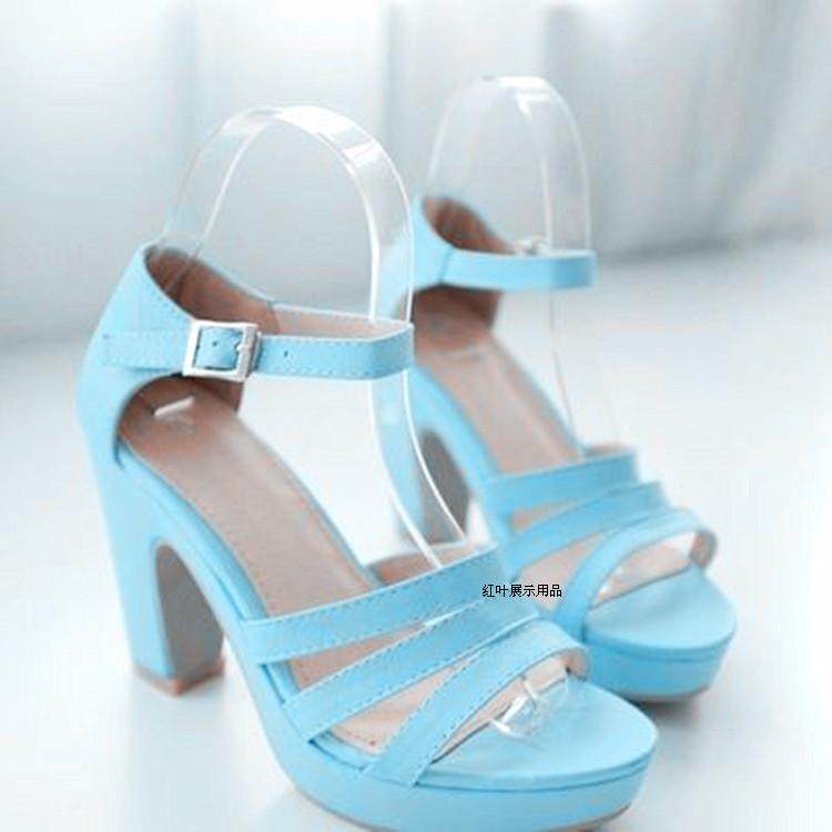 Acrylic Sandal Display Rack Sandal Support Rack Women's Shoe Support Sandal Display Rack