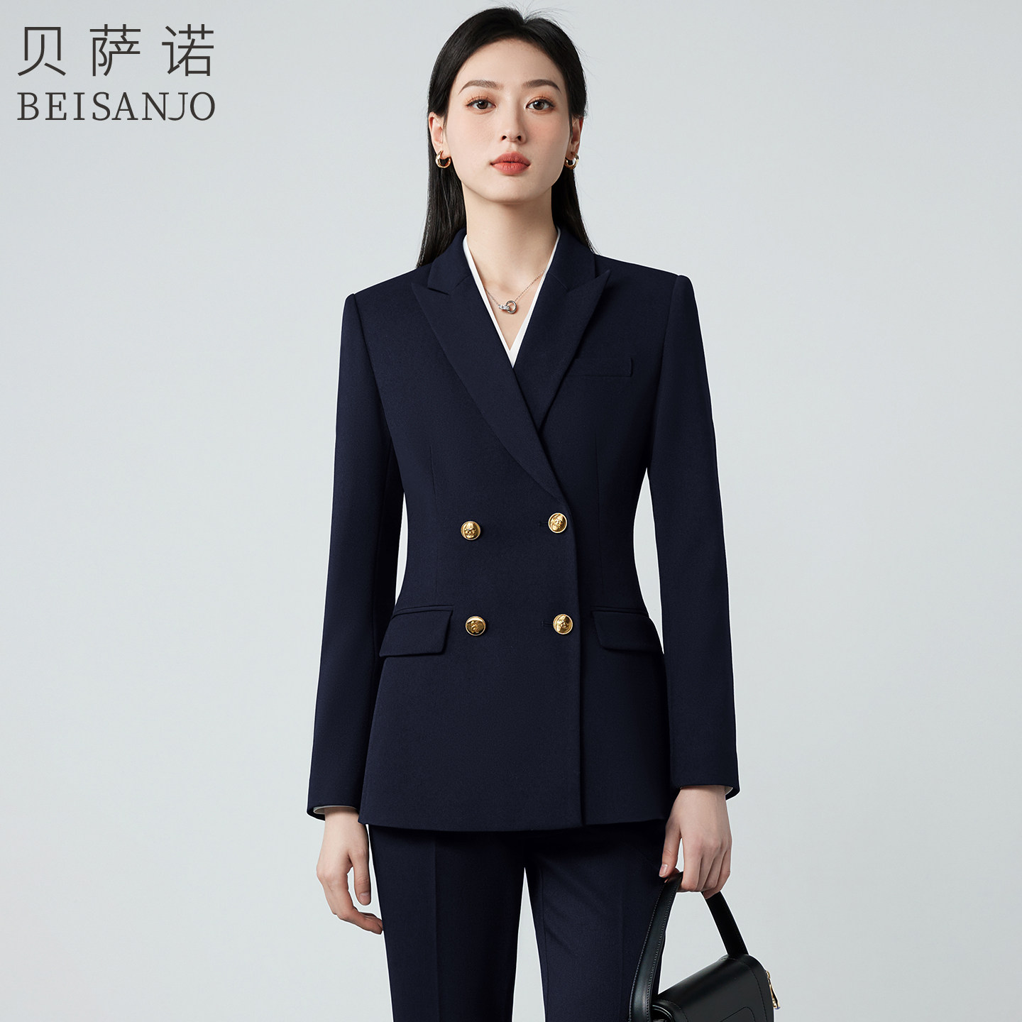 Женский костюм Besano, новинка 2025 года, вступительные экзамены в колледж, собеседование, официальная одежда, комбинезон, профессиональный пиджак