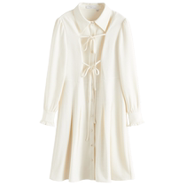 One-piece (red and white plaid series) large size dress for women in autumn and winter two-piece set for age-reducing girls