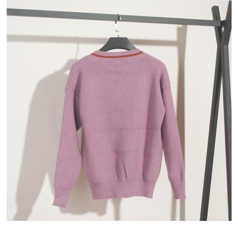 Thời trang mới casual knit cardigan 2018 Hàn Quốc tính khí đầu mùa thu áo len áo sơ mi ZB7139JD áo khoác cardigan
