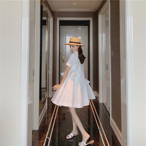 Can salt sweet salt is a national style first love line White Moonlight dress short little princess fairy tale dress