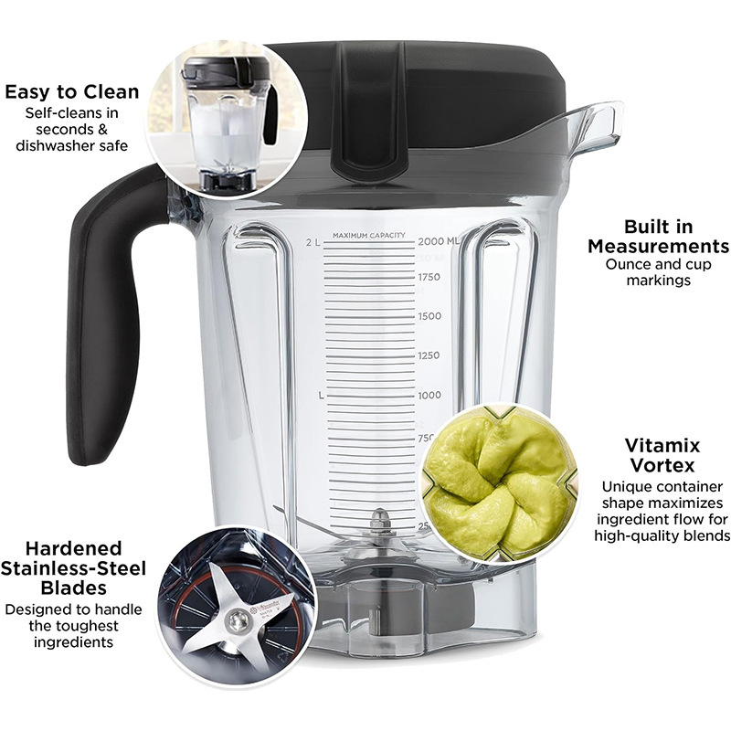 Vitamix Blender Pro750 780 E320 64oz Blender Accessories Wet Cup Jar