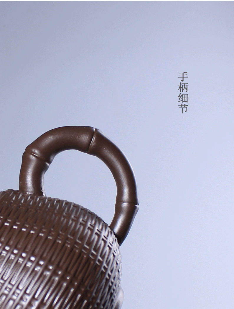 Purple ceramic fair cup of tea sea household) kung fu tea is the tea and a cup of tea set points with zero accessories