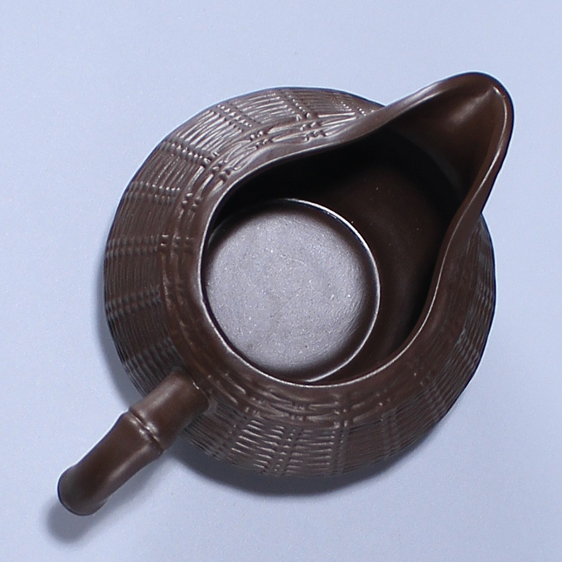 Purple ceramic fair cup of tea sea household) kung fu tea is the tea and a cup of tea set points with zero accessories