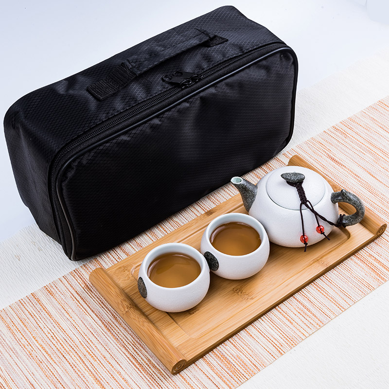 Travel tea sets portable crack cup home a kung fu tea pot 2 two ceramic outdoors Travel packages