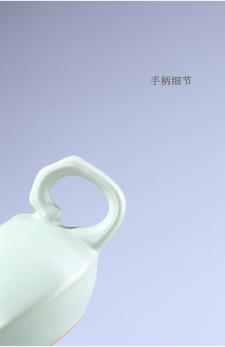 Creative pumpkin justice cup tea set small ceramic tea cup and cup accessories cup points tea your up tea sea