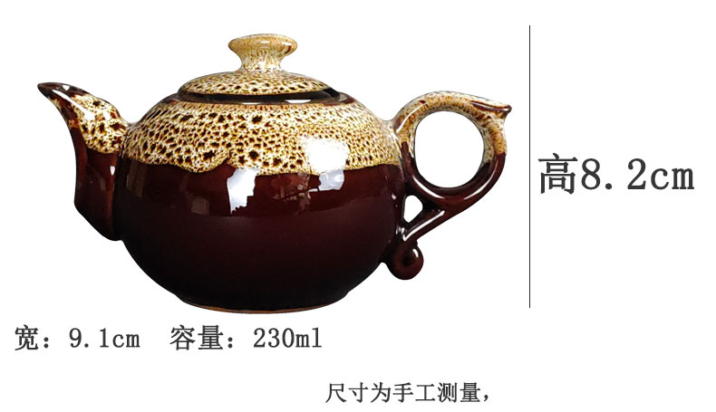 Up with ceramic teapot single pot household of Chinese style restoring ancient ways the jug tea is tea set a single filter crystal teapot