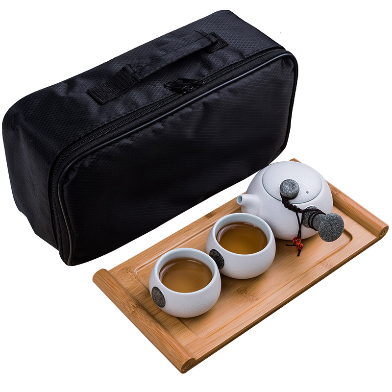 Travel tea sets portable crack cup home a kung fu tea pot 2 two ceramic outdoors Travel packages