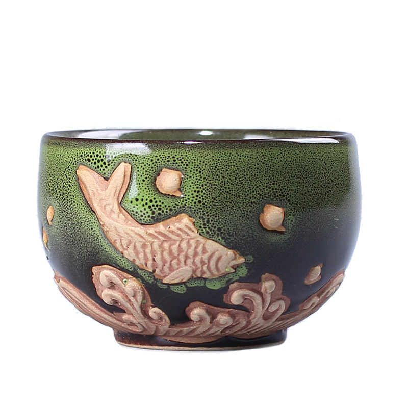 Household ceramic cups of tea one variable kung fu small teacups master single cup light tea bowl sample tea cup cup