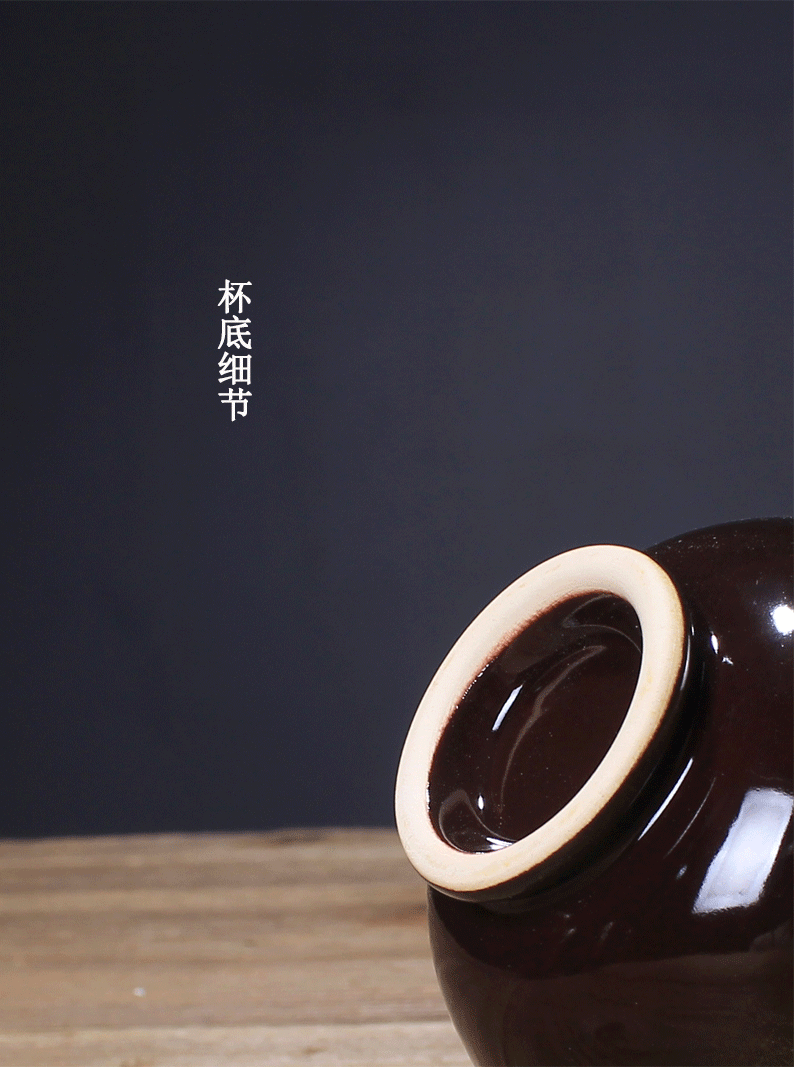 The Sample tea cup tea tea set, ceramic cups, kung fu master built single cup free private custom carved lettering