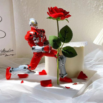 Cartoon Net Red Baking Cake Decoration Swing Piece Hero Superhuman Deformation Ote Manga Cake Dessert Table Decoration Pendulum